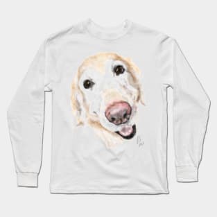 Golden Retriever Smiling Long Sleeve T-Shirt